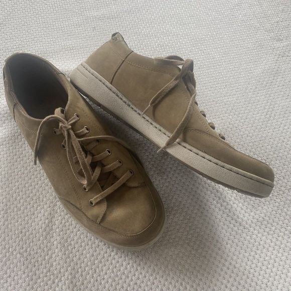 Dansko Vaughn Sneakers Mens 47 US 13.5-14 Brown  Nubuck Leather Shoes Lace Up - Picture 2 of 11